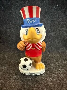 Vintage 1984 Olympic Mascot Figurine Sam The Eagle Los Angeles Soccer